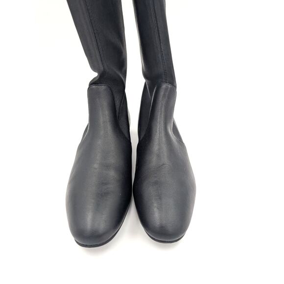 Stuart Weitzman Lowland Over the Knee Boots Women's Black Size US4.5 EU35 - Picture 2 of 12